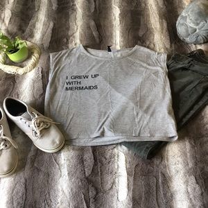 I Grew Up With Mermaids Muscle Tee